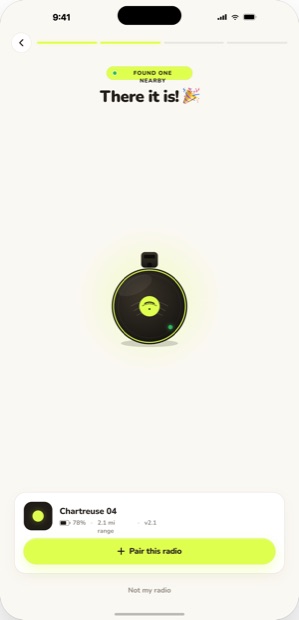 Pairing a device